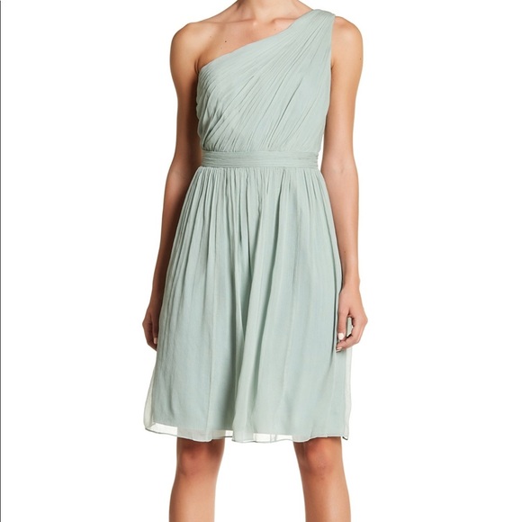 J. Crew Purple Silk One Shoulder Cocktail Dress 2P - Picture 8 of 8